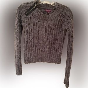 Eastside/ Westside Womens cropped knit sweater